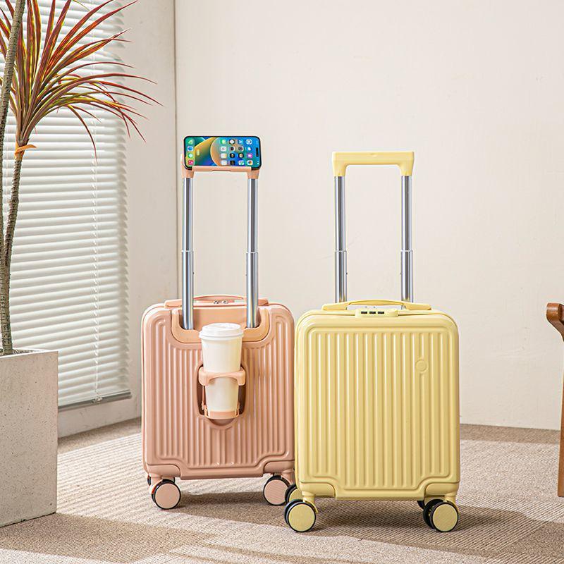 Spring Airlines 14-Zoll Leichter Handgepäckkoffer mit Universalrollen & Zahlenschloss - 20x30x40CM