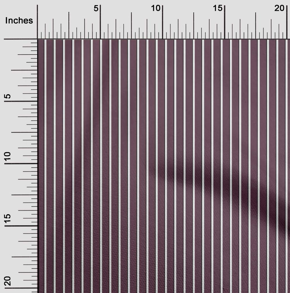 oneOone Cotton Flex Fabric Vertical Stripe Print Sewing Fabric BTY 40 Inch