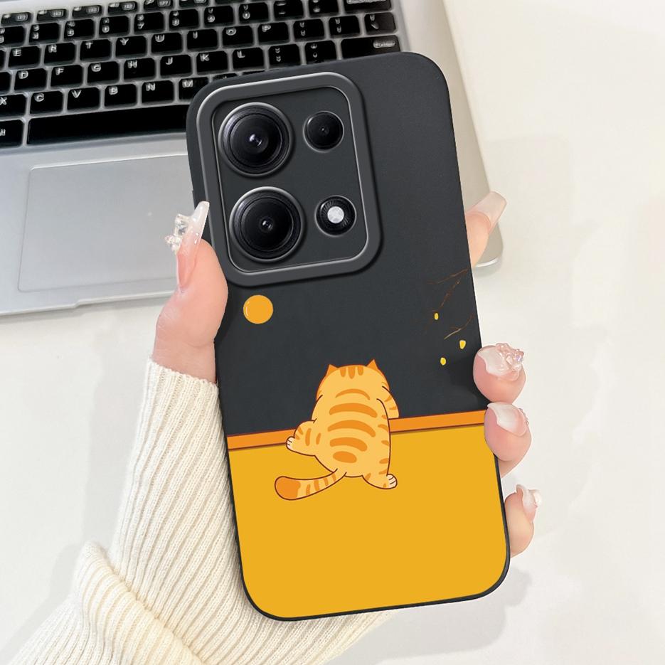 For Xiaomi Redmi Note 14S Case 6.67'' Cute Cat Dinosaur Cartoon Cover Matte Phone Case For Redmi Note 14S Note14S 4G Soft Fundas