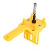 8Pcs Woodworking Dowel Jig Kit Punch Locator Handheld Pocket Hole Drilling Tools