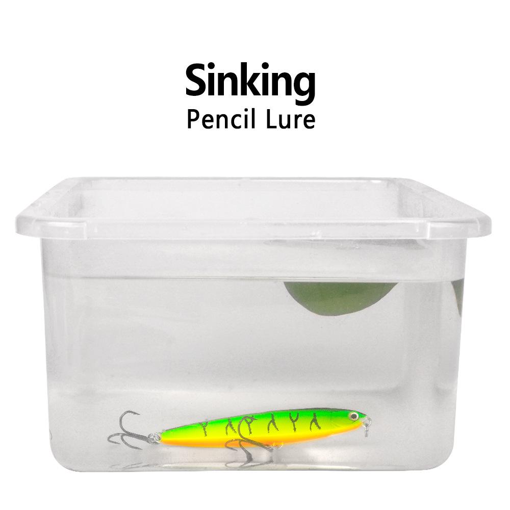 Long Cast Sinking Pencil Lure: 10/14/18/24g Bionic Hard Plastic Fishing Bait