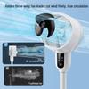 Smart Remote-Controlled Oscillating Electric Fan: Low Noise Floor & Table Air Circulation Fan