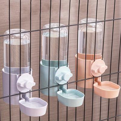Automatischer Futterspender für Haustiere, Käfig, Hängeschale, Wasserflasche, Futterbehälter, Spender für Welpen, Katzen, Kaninchen, Vögel, Tierfütterung