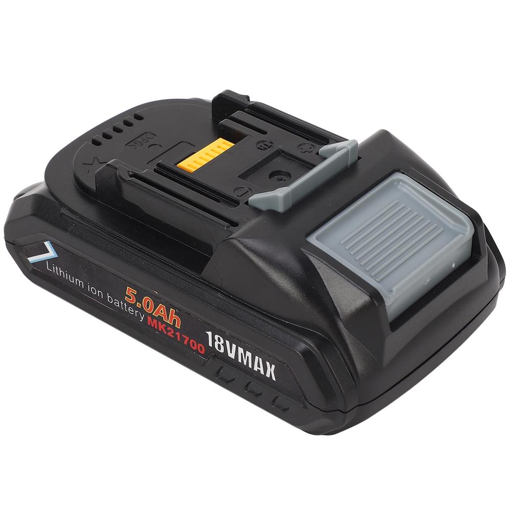 5.0Ah Electric Tool Battery Replacement with Power Display Suitable 18V Power Tool Battery for
