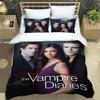 The Vampire Diaries Damon Salvatore Bettwäsche-Sets exquisites Bettwaren-Set Bettbezug Bettdecke Bettwäsche Geburtstagsgeschenk