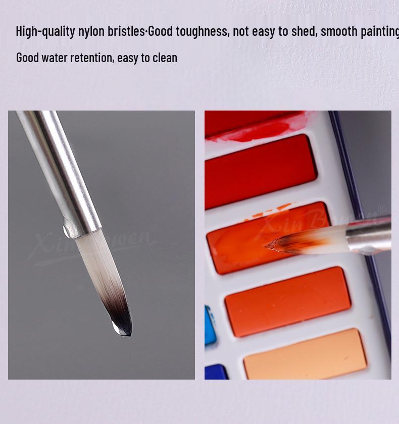 9-teiliges Nylonhaar-Pinselset für Wand- und Anfänger-Kunstmalerei