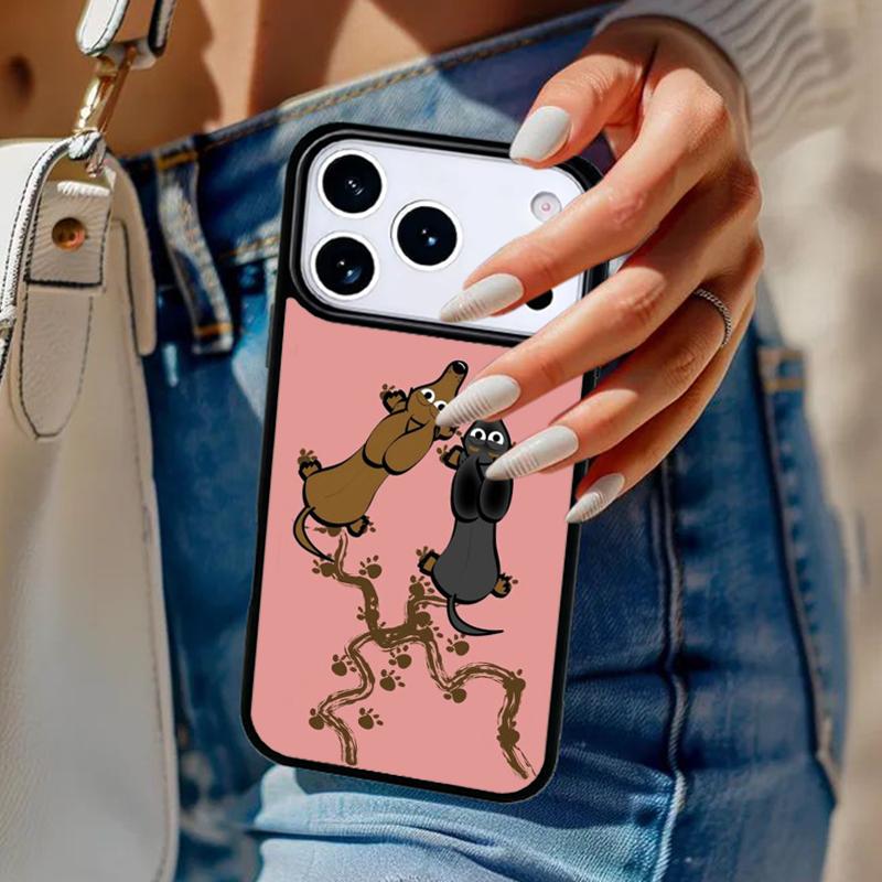 

Funny Dachshund Long dog short legs Phone Case For iPhone 17 Air 14 15 13 12 Max Cover For Apple 16 16e 11 Pro Max Plus Coque iPhone 13pro max