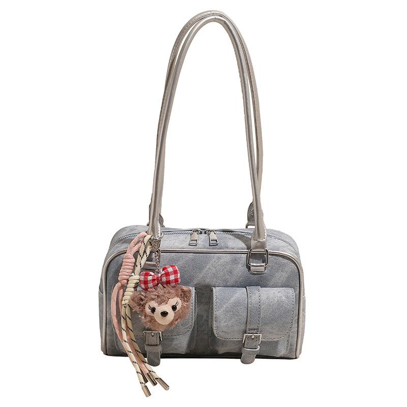 Sensory Multi-pocket Shoulder Bag Women's 2025 Early Spring Fashion Underarm Bag Commuter Bag