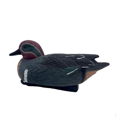 Buoyant Duck Decoy Molded Feather Texture Realistic Painted Details Bird Lure for Water,