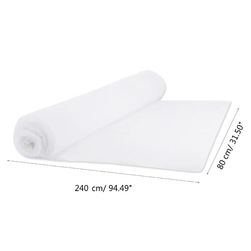 Weihnachts-Schneedeckenrolle für Weihnachtsdekorationen, Dorfdekorationen, unter dem Weihnachtsbaum, dicker, weißer, weicher Flaum