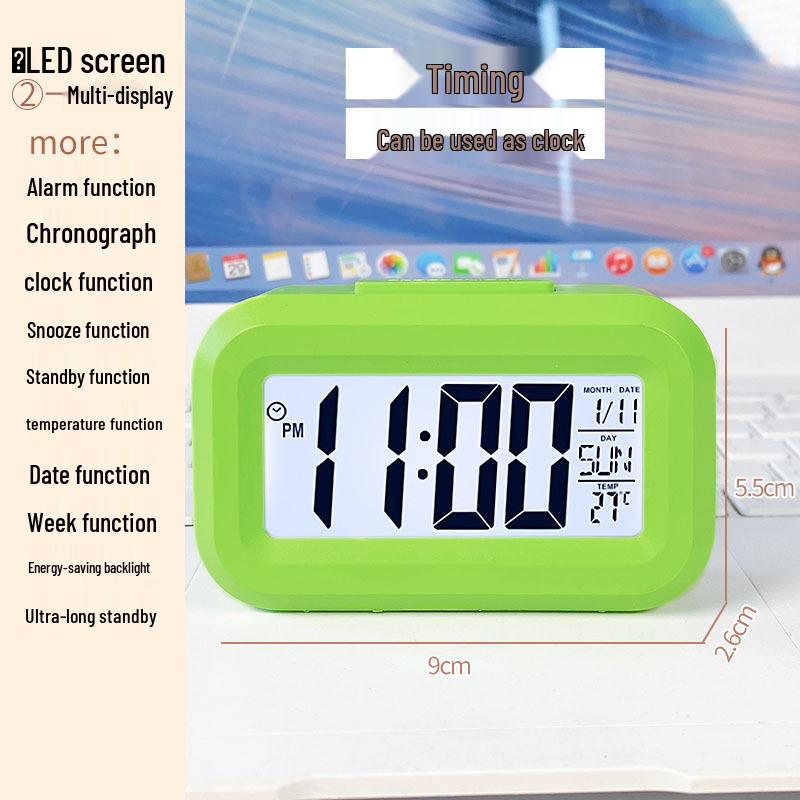 Smart Multi-functional Desktop Alarm Clock with Mute Mode and Long Battery Life