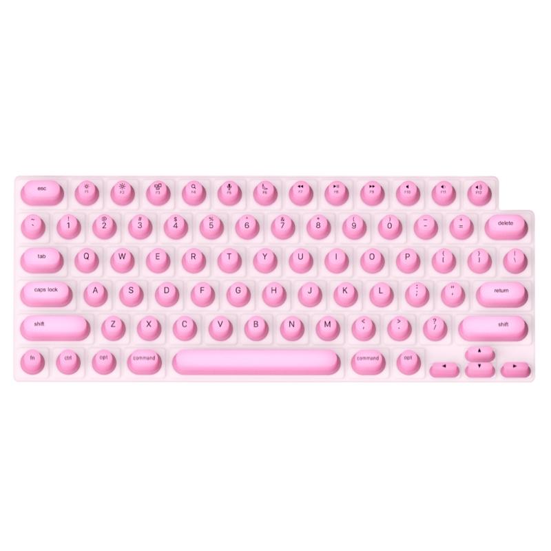 

Raised Silicone Keyboards Protectors for 14/16 and Air 13/15 for Long Nails for Study or Work розовый