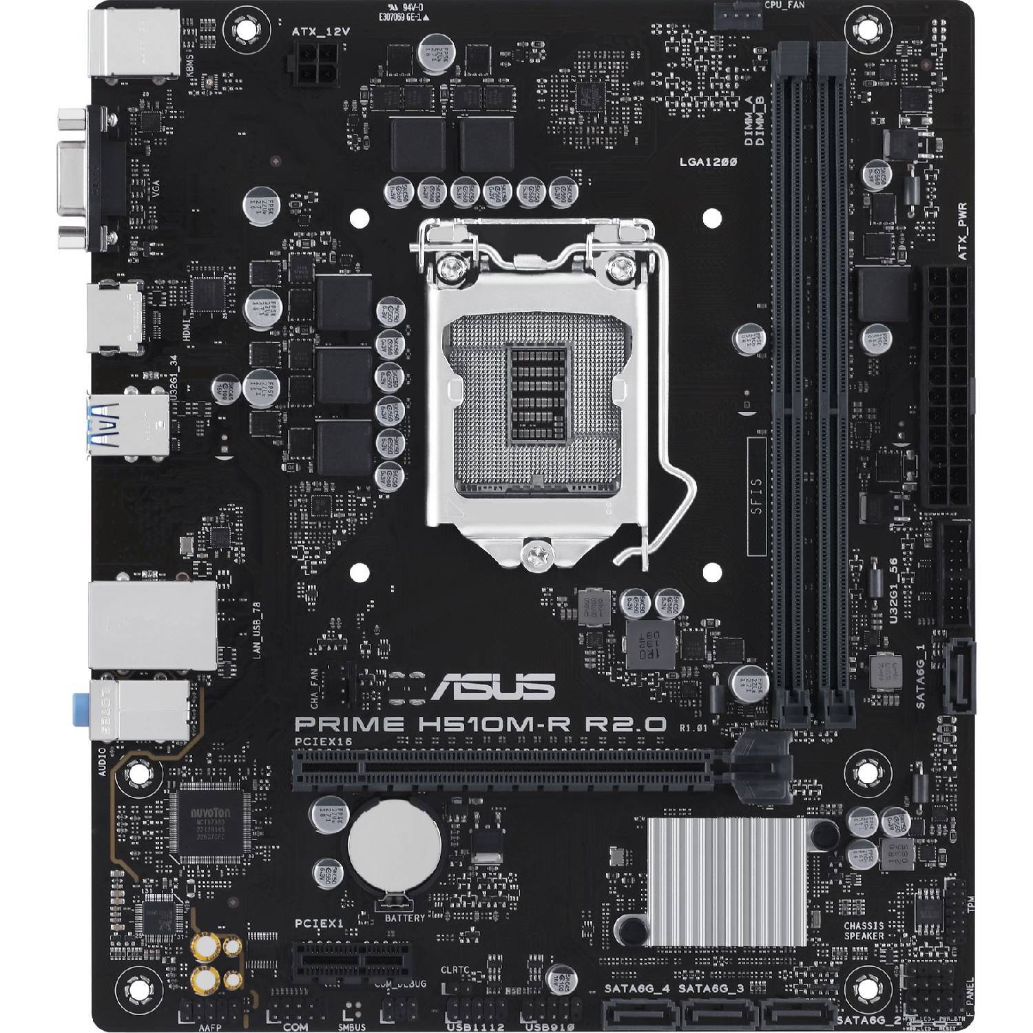 

Материнская плата Asus Prime H510m-r R2 0-si