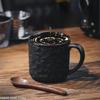Japanese Vintage Rock-patterned Ceramic Coffee Cup Set High-value Couple Mugs High-end Office Water Cups