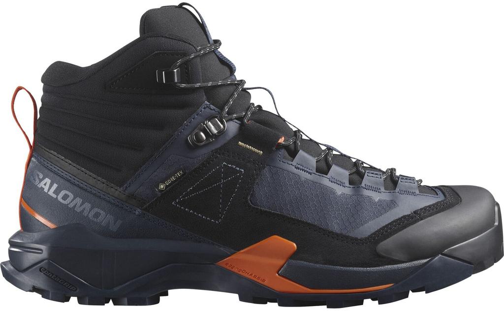 Hiking Shoes Salomon X Ultra Alpine Mid Gore-tex Blue Nights/black/red Orange