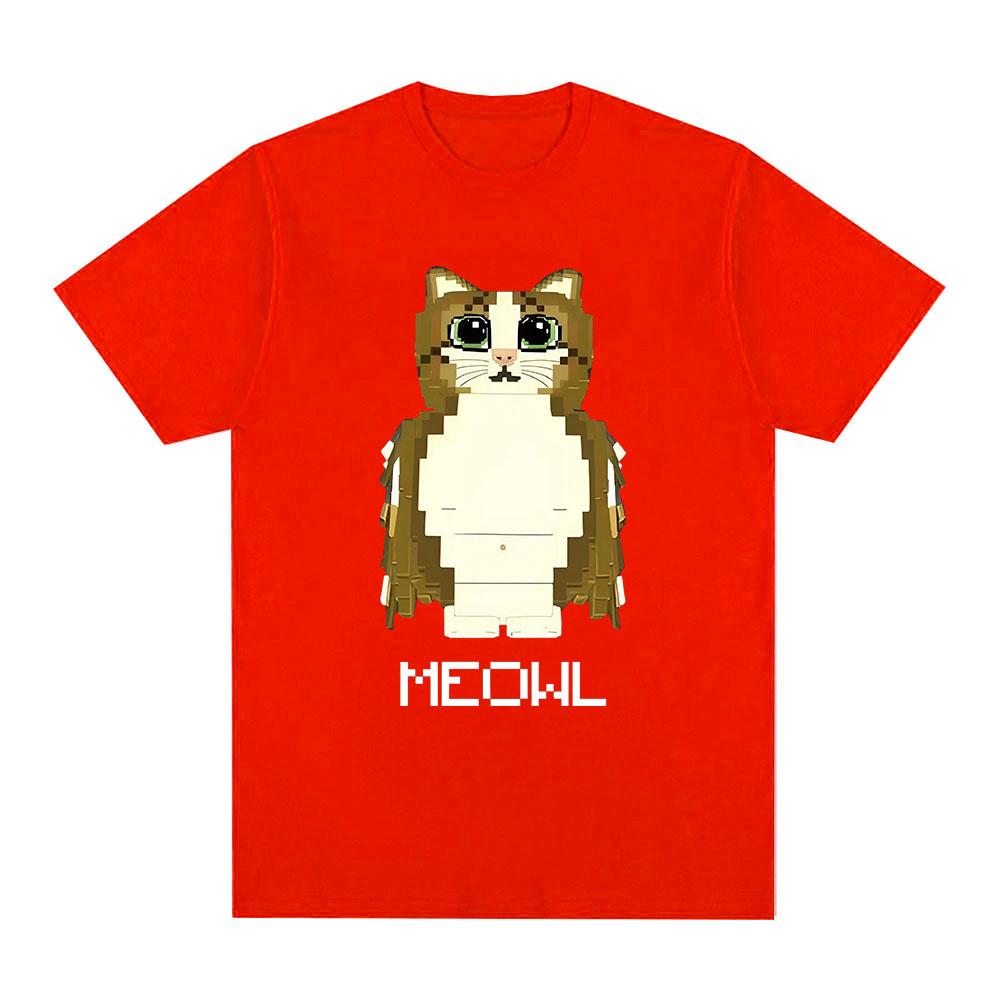 Meowl Cat Owl Funny Meme Graphic Tshirts Mens Women Clothing Fashion Harajuku Short Sleeves Tshirt Cotton Summer T Shirts