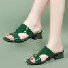 Damenschuhe mit niedrigem Absatz, Strandschuhe, Hausschuhe