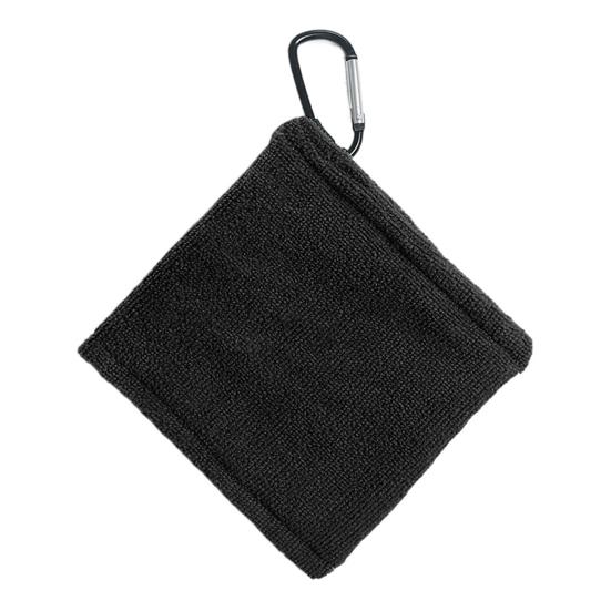 Golf Ball Towel Small Pocket Towel with D Clip for Balls Clubs Portable Golf Ball Cleaner Accessories for Men Women Course Exercise