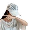 Fashion Casual Girls Women Hip Hop Korean Lace Mesh Hat Visors Cap Flower Baseball Cap
