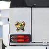 Big-Eyed Funny Frog Car Window Sticker Glass Decor Removable Waterproof Decal