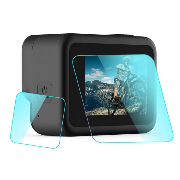 PULUZ для GoPro HERO8 Black Линза + ЖК-дисплей 9H 2.5D Закаленное стекло