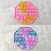 Round Push Pop Bubble Sensory Toy Silicone Fidget Stress Relief Tool for Anxiety and Focus with Durable Soft Material for Adults Kids