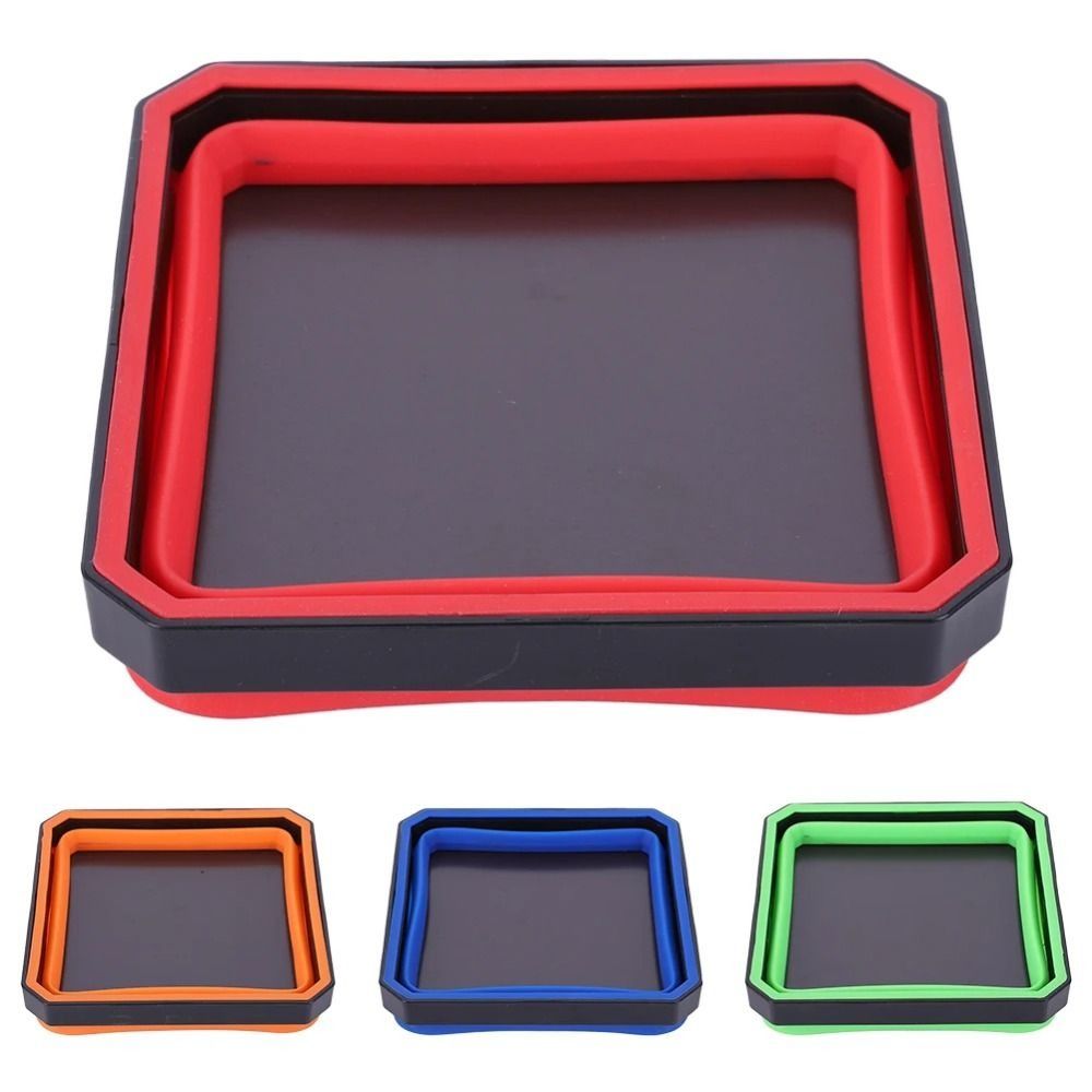 Multicolor Magnetic Screw Tray Foldable Storage Plate Lightweight Tool Organizer Car Repair