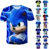 Stylish Sonic The Hedgehog Kids T-shirt With Colorful Cartoon Design For Boys And Girls