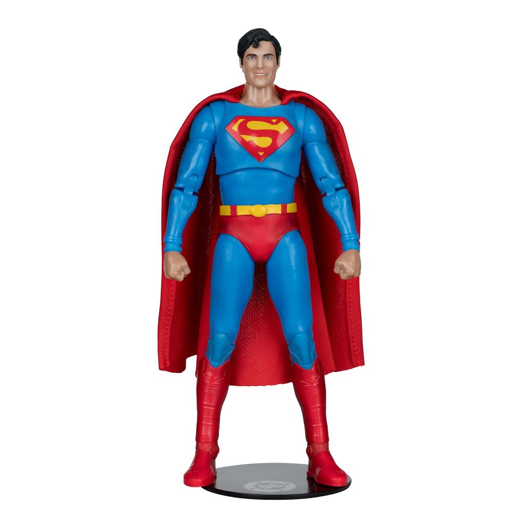 McFarlane DC Multiverse Superman The Movie Actionfigur Kinospielzeug (Superman 1978) 7 Zoll (Deluxe-Version)