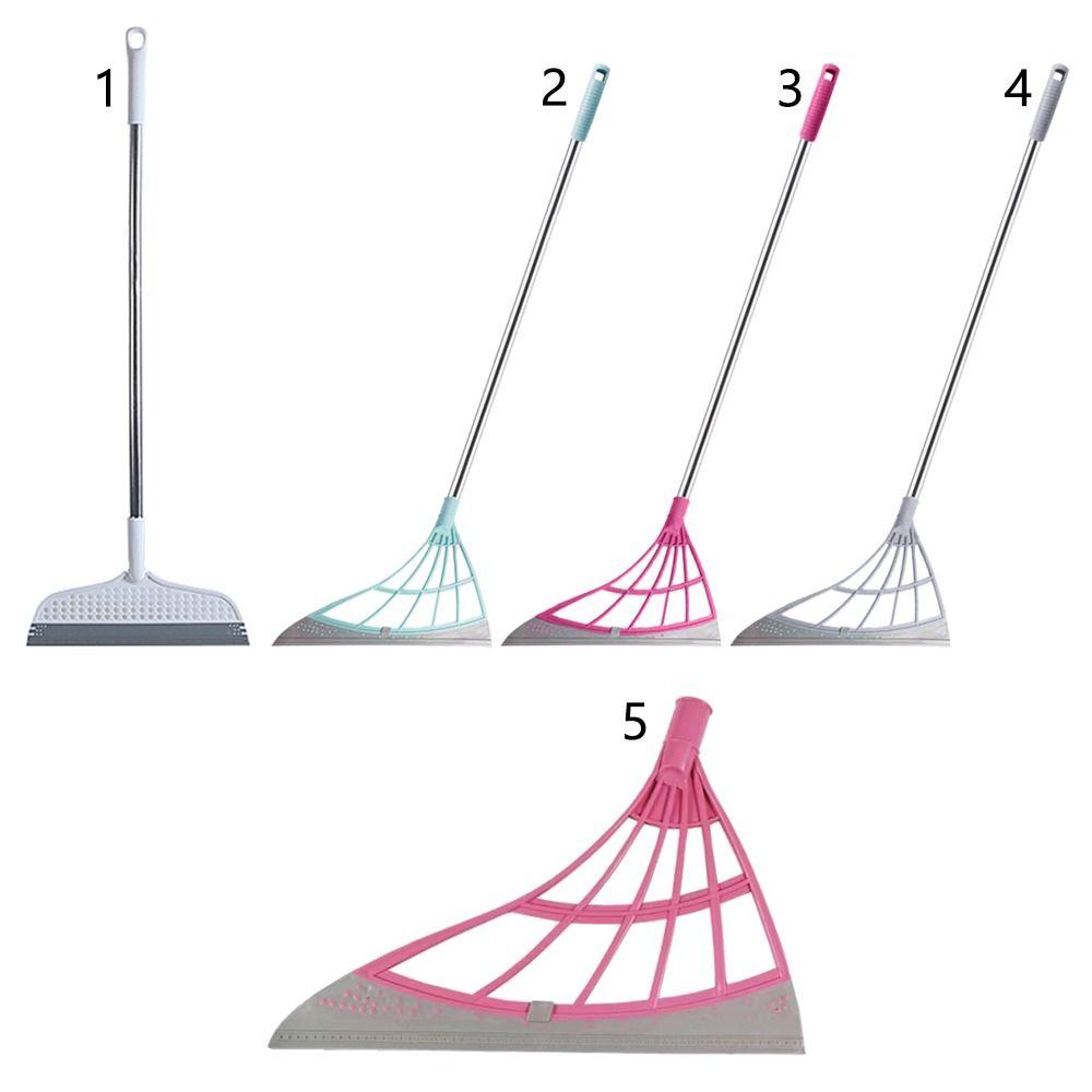 Stainless Scraper Magic Wiper Lazy Broom Non-Stick Hair Remover Bathroom Floor Cleaning