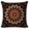 Cuscino da divano da comodino Mandala Boemo Copricuscino in lino vintage americano