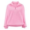Top Monocolore di Nicchia Autunno e Inverno Stile Semplice e Pigro Felpe Sportive alla Moda da Donna