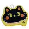 Coral Fleece Cat Hand Towel, Absorbent & Lint-Free, for Kitchen & Bathroom
