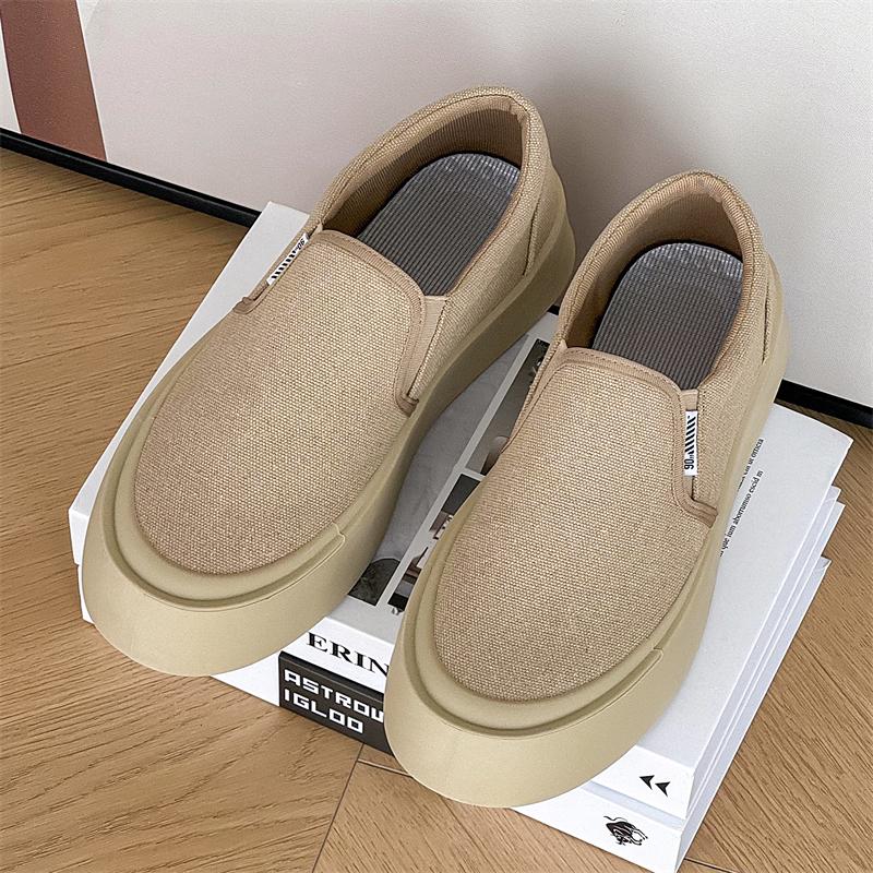 Men Casual Shoes Canvas Slip On Fashion Loafers For Male Luxury  Driving Shoes Formal Wedding Party Flats Size 44