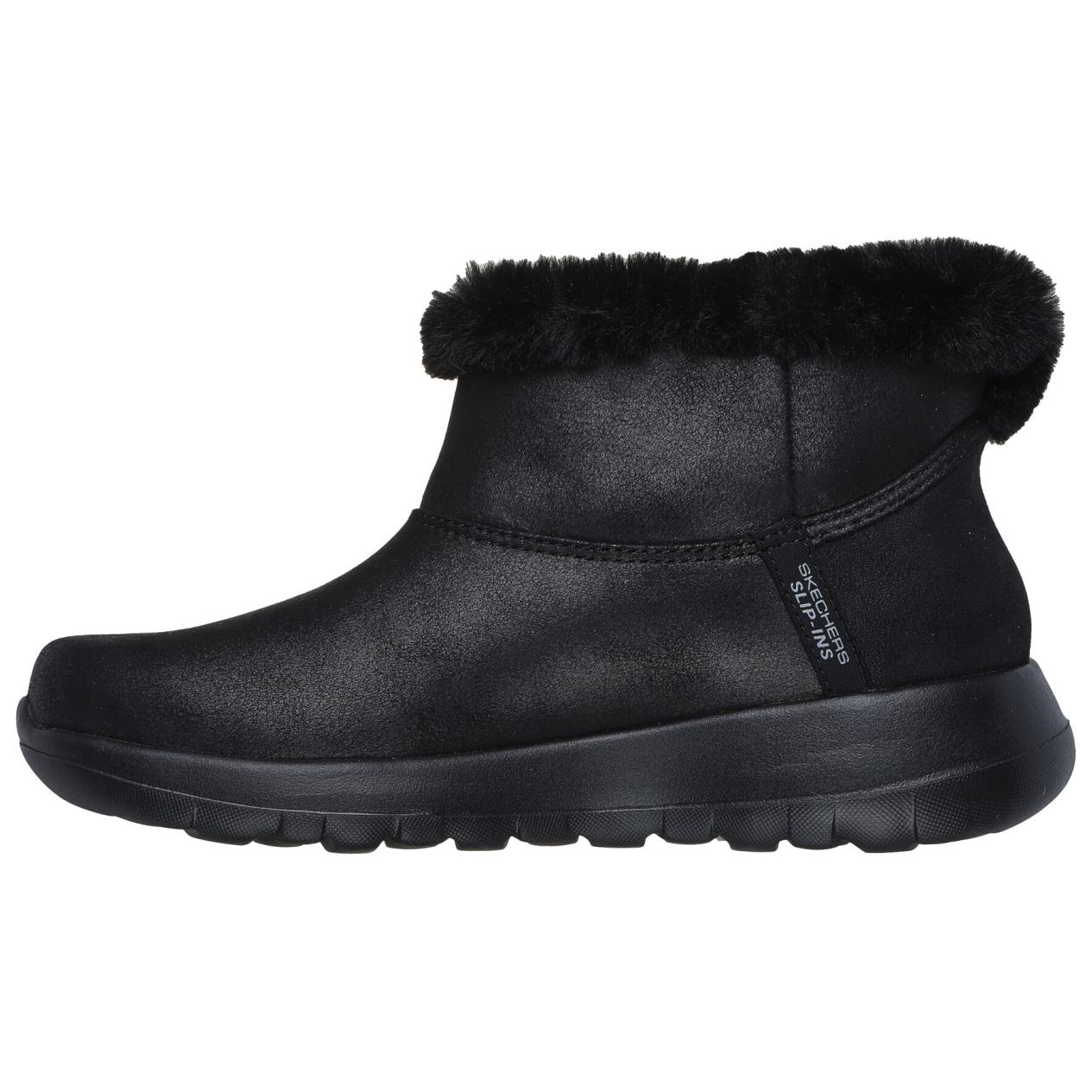 Skechers On The Go Joy - Cozy Dream Женские ботильоны на меху Черный 144800-BBK 36.5