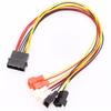 IDE 4Pin Molex to 3Pin 4 Pin Cable Fan Adapter 12V 7V 5V Computer Fan Convert Cable Splitter PC Case Fan Wire Reduce Speed Cord