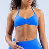 Reggiseno Sportivo Senza Ferretto in Nylon Opaco Altamente Elastico ad Asciugatura Rapida per Corsa, Fitness e Yoga