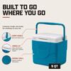 Coleman Cooler Chiller 9 Quart Portable Cooler -