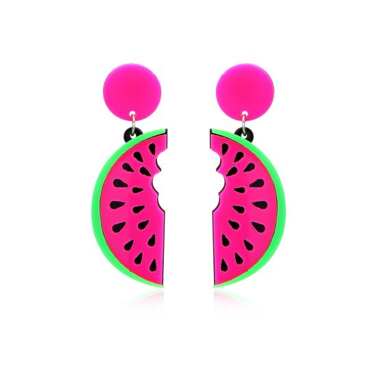 

Висячие серьги с арбузом, вечерние летние пляжные украшения, подарок для женщин
