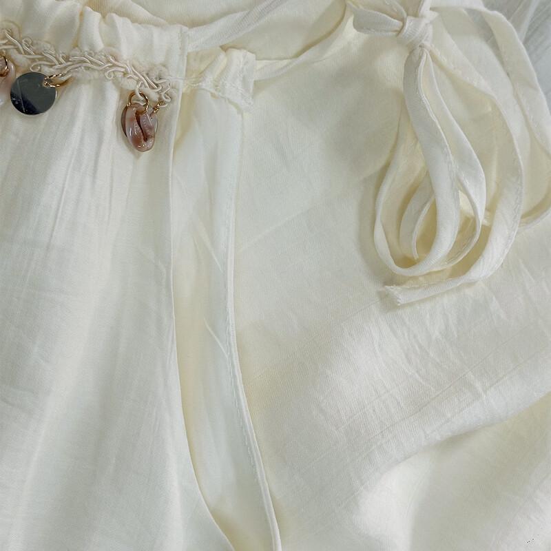 Boho Tassel Tie-Waist Midi Strap Dress