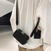 Men's Japanese Style Two-in-One Crossbody and Waist Bag - Functional and Trendy Square Design