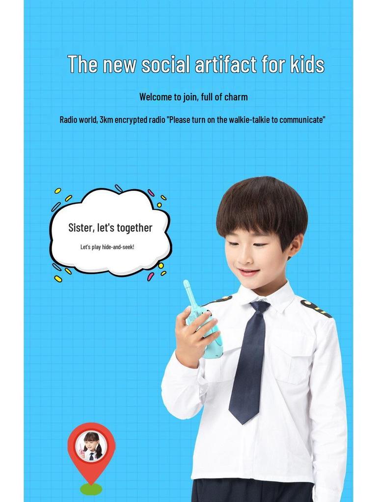 Mini DJ100 Cross-Border Walkie-Talkie: 3km Range, Parent-Child Interactive Educational Toy