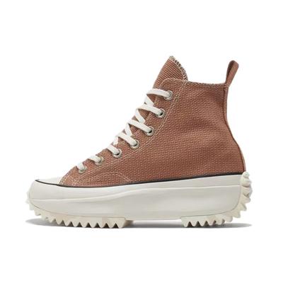 Run Star Hike Tonal Marble - Rose Taupe Comfortable Versatile Trend High-Top Espadrilles Unisex Brown Red