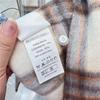 2023 Women's Retro Plaid Double-Sided Cashmere Wool Coat, Mid-Length Loose Fit for Autumn/Winter