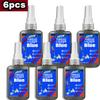 50g Threadlocker Anaerobic Glue Blue Medium Strength Automotive-grade LockerThread for Metal Fasteners Nuts Bolts To Against Losening Lock Tight Seal