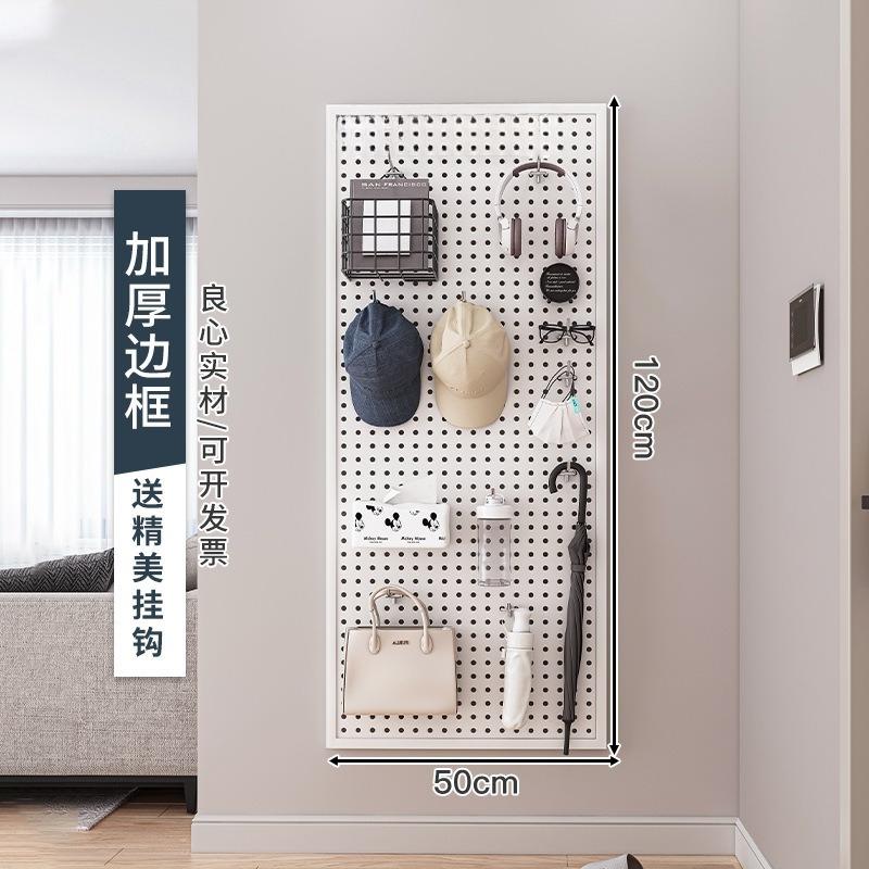 Kitchen Perforated Storage Rack, Wall-mounted Knife Rack, Chopstick Holder, No-drill Space-saving Organizer,Sturdy and Practical