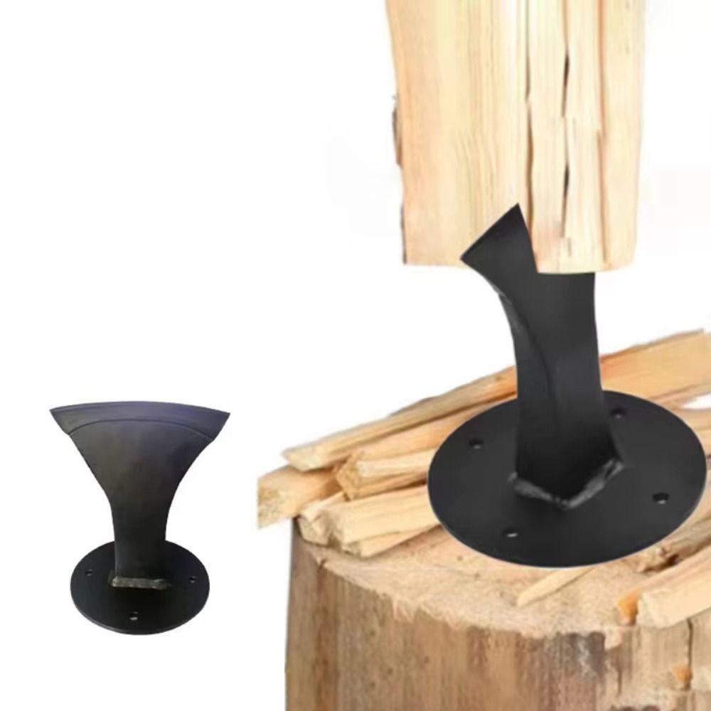

Labor-saving Kindling Splitter Hand Splitting Splitting Tool Easy Wood Splitter Fireplaces помаранчевий