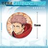 Anime Jujutsu Kaisen Double Flash Plain Laser Badge Buttons Gojo Satoru Yuji Itadori Suguru Geto Merchandise Collectibles