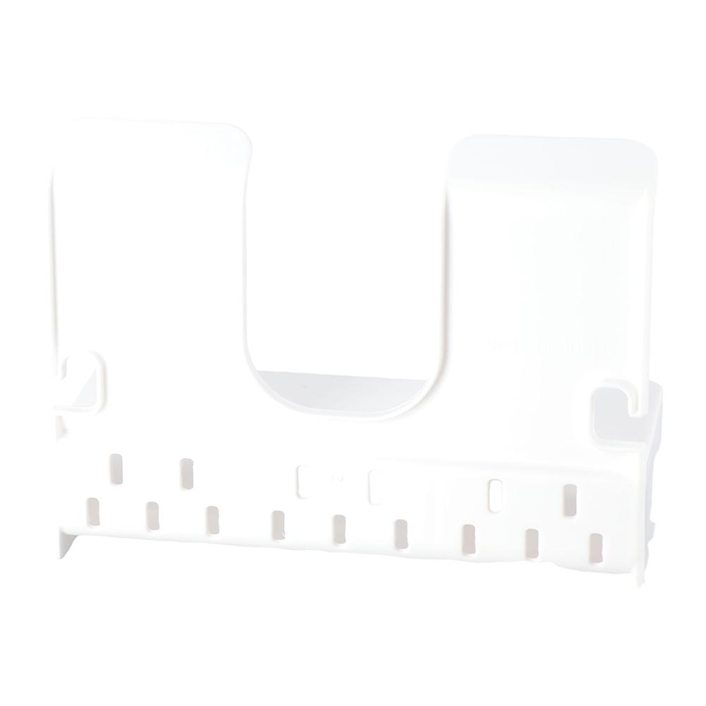 Saving Wall-Mounted Hair Dryer Organizer Storage Shelves Hook Storage Bracket Hair Dryer Holder