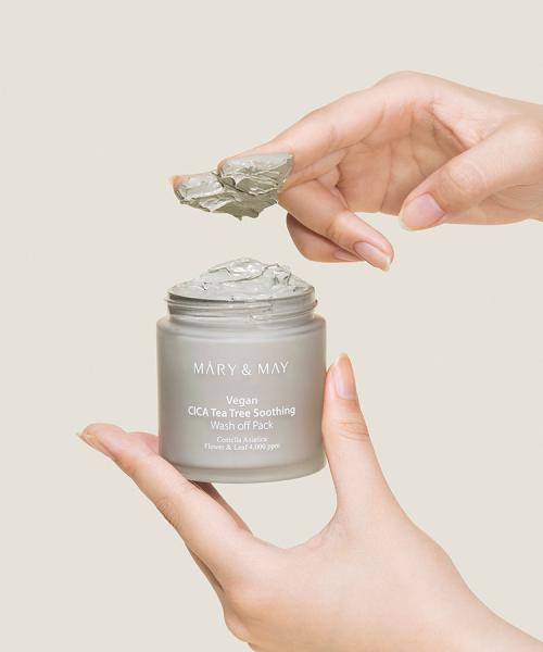 Mary&May Vegan Cica Tea Tree Soothing Wash-Off Pack 125g